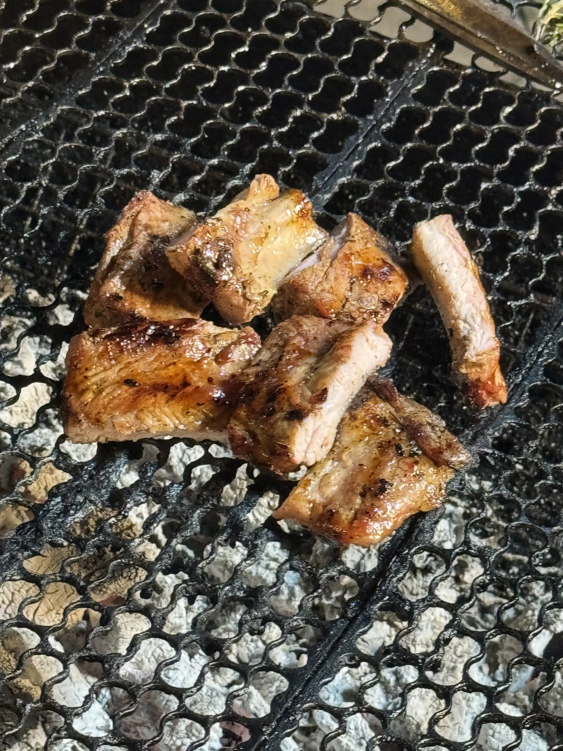 Grilled food and gilded temple carving in Chiang Mai