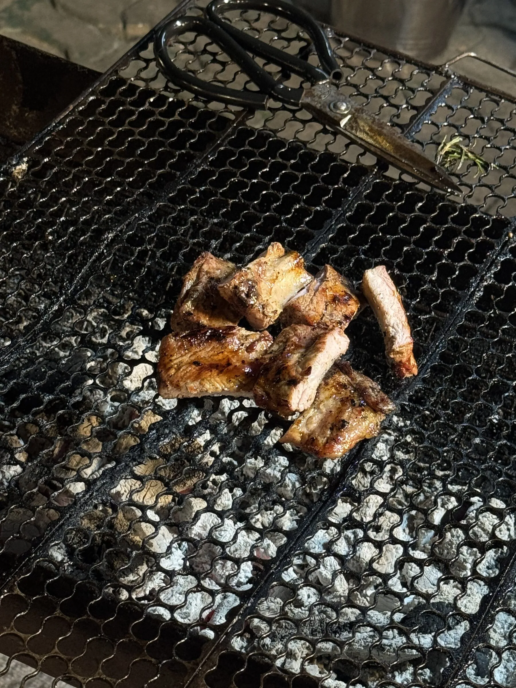 Grilled food and gilded temple carving in Chiang Mai