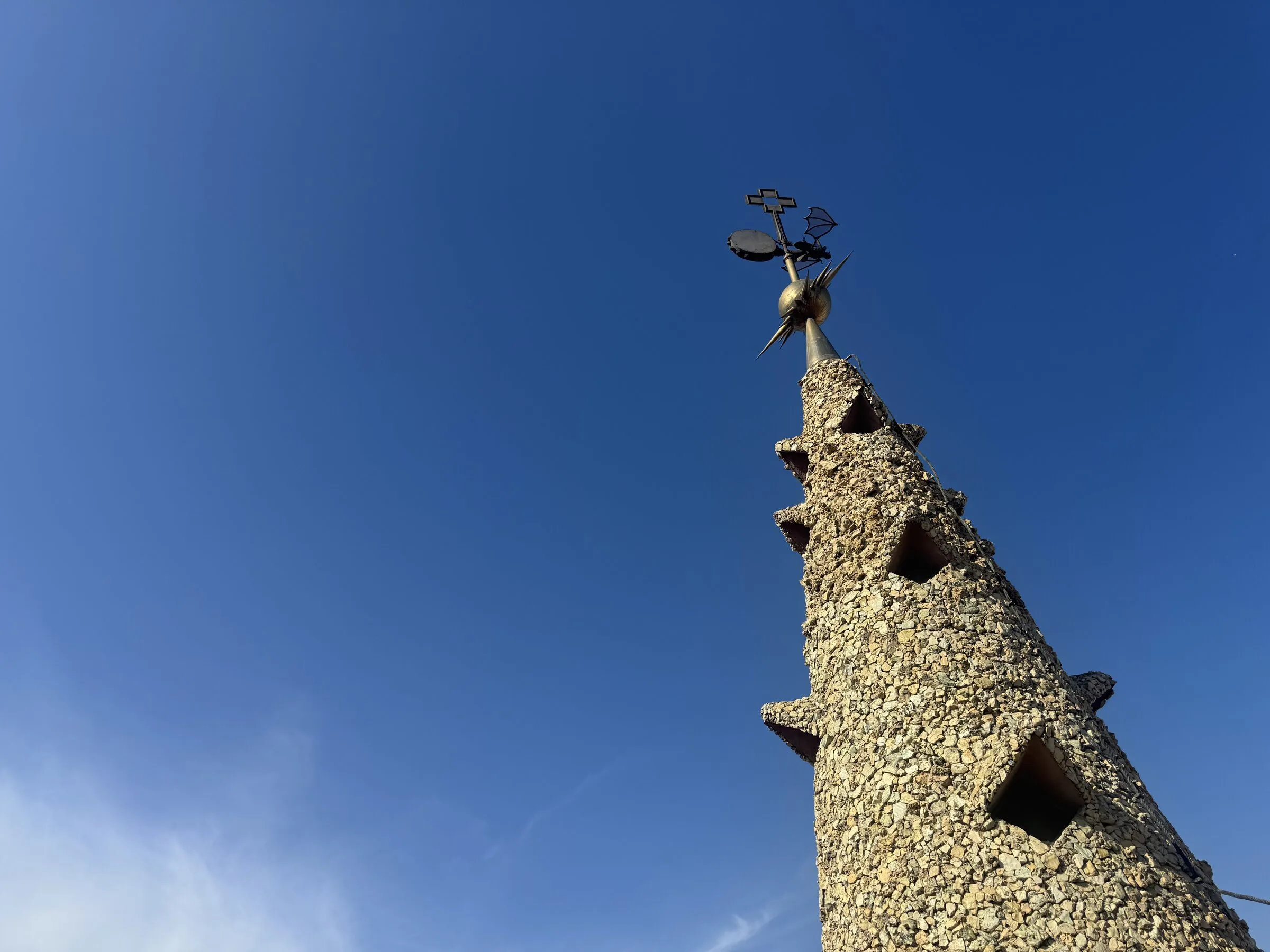 A modernista architectural detail in Barcelona