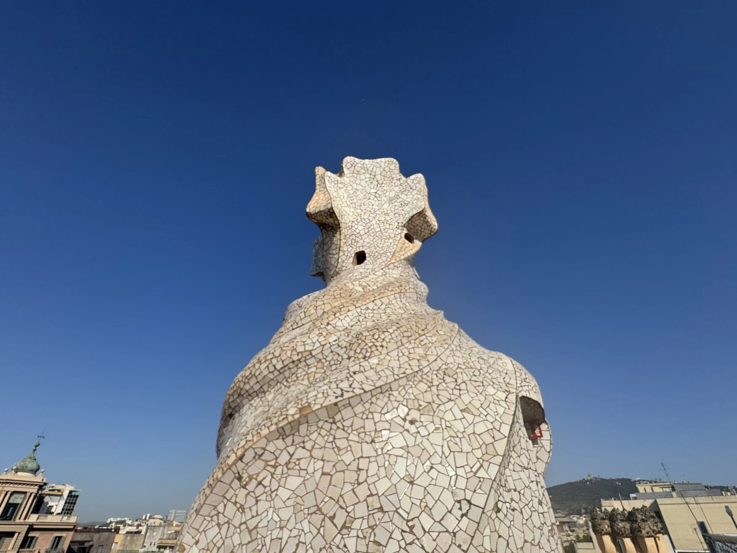 A modernista architectural detail in Barcelona
