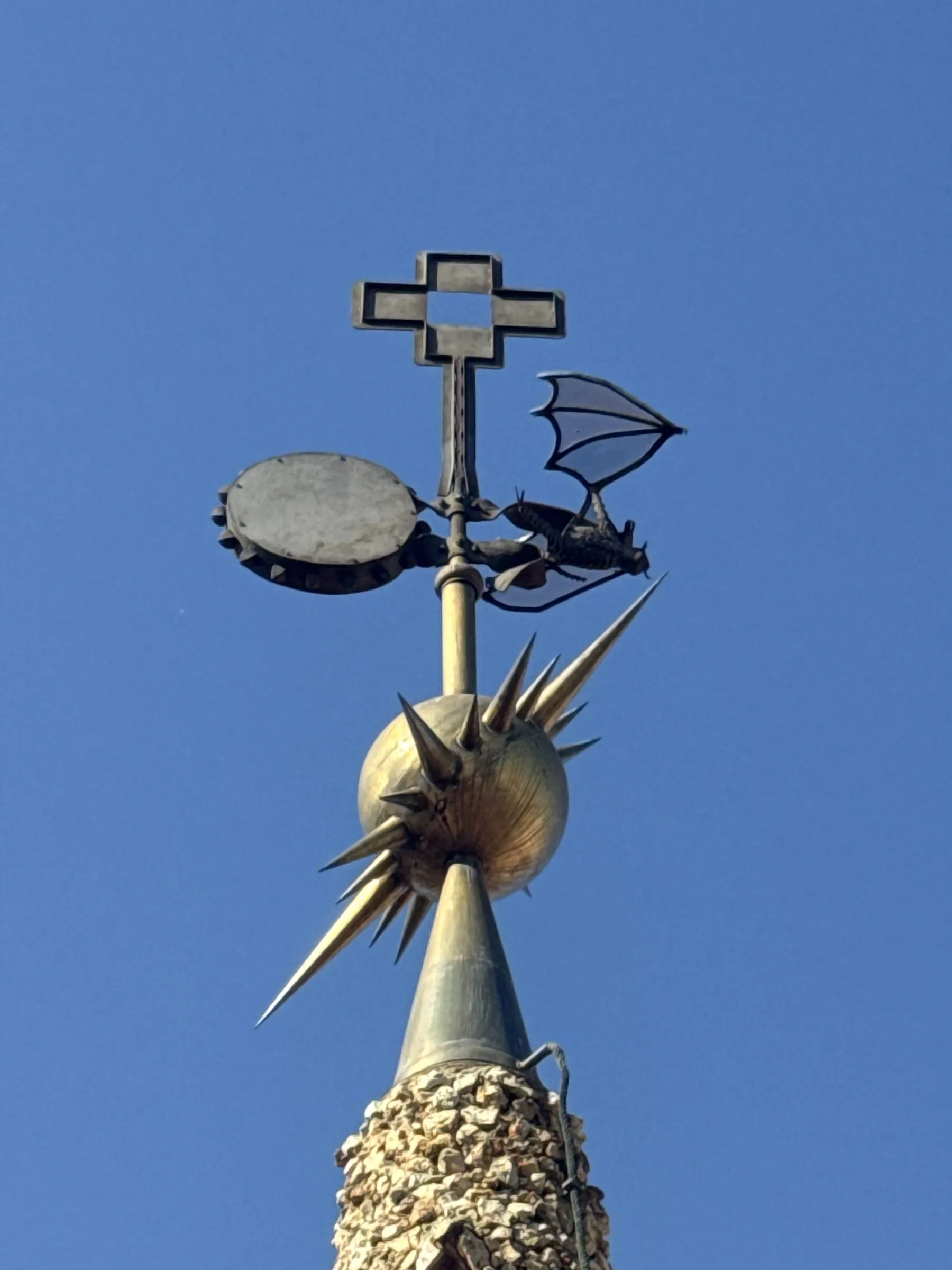 A modernista architectural detail in Barcelona