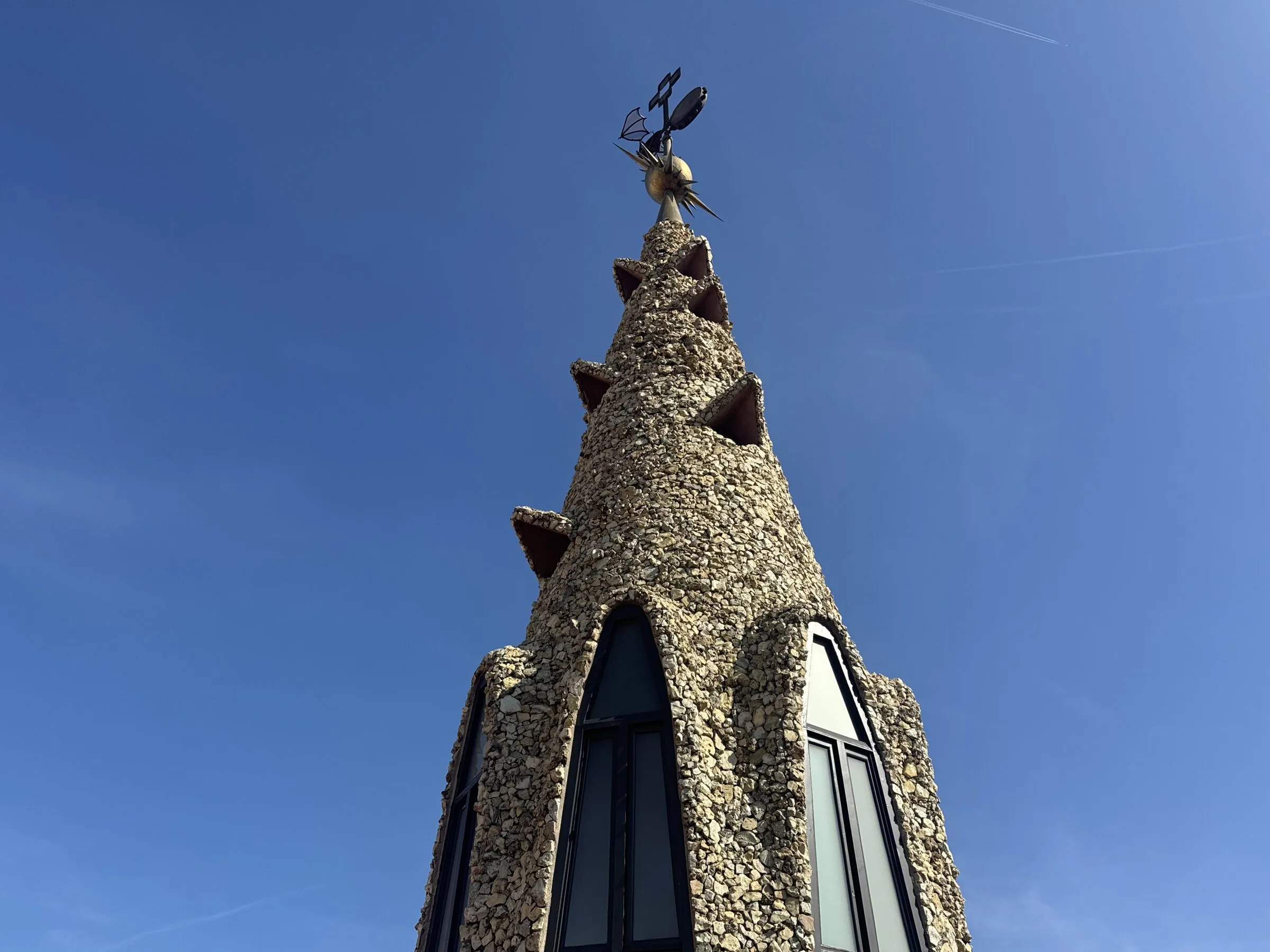 A modernista architectural detail in Barcelona